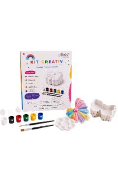 Kit creativ: Suport ceramic fundita. Ceramica pentru pictat