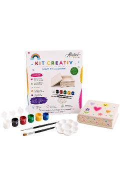 Kit creativ: Carte. Ceramica pentru pictat