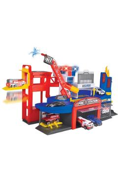 Dickie Fire and Rescue Playset. Statie de pompieri si salvare cu pulverizator