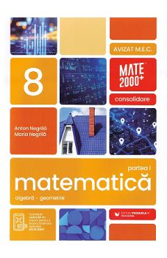 Matematica - Clasa 8 Partea 1 - Consolidare - Anton Negrila, Maria Negrila