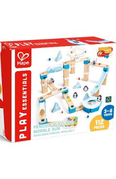 Jucarie din lemn: Marble Run Penguin Playland
