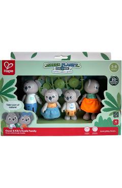 Jucarie din lemn: Familia koala