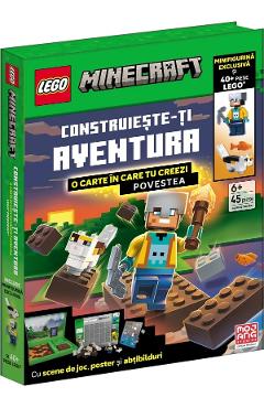 Lego Minecraft: Construieste-ti aventura Minecraft. Activitati cu abtibilduri