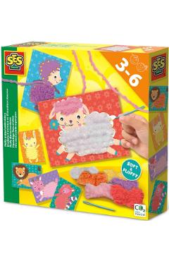Set de broderie: Animale pufoase