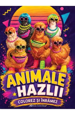 Animale hazlii. Colorez si inramez