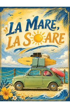 La mare, la soare. Colorez si inramez