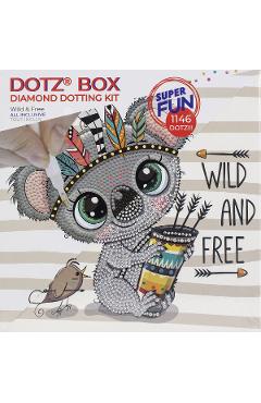 Set creativ pictura cu diamante: Wild and Free