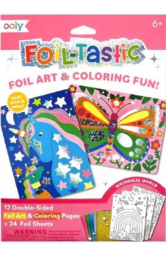 Kit: Arta cu folie Foil-Tastic. Whimsical World