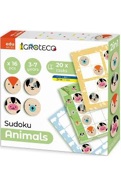 Joc de logica. Sudoku cu animale
