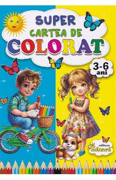 Super cartea de colorat 3-6 ani