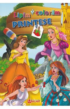 Lipim si coloram. Printese
