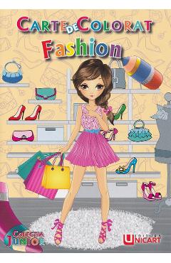 Carte de colorat. Fashion