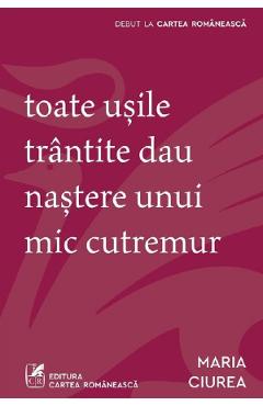 Toate usile trantite dau nastere unui mic cutremur - Maria Ciurea