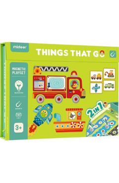 Puzzle carte magnetica: Things That Go