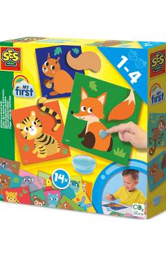 Set creativ de lipit cozi la animale