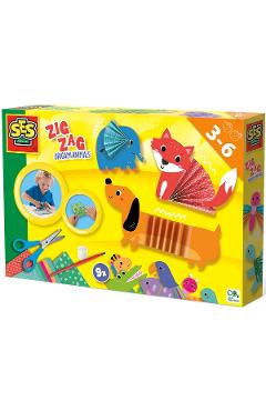 Set creativ: Origami animale Zig Zag