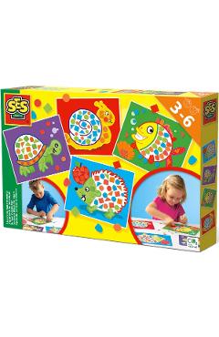 Set creativ: Invat sa creez tablouri cu mozaic