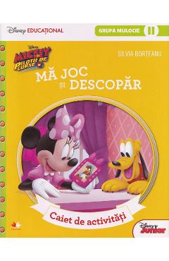 Mickey si pilotii de curse. Ma joc si descopar. Caiet de activitati. Grupa mijlocie Sem.II