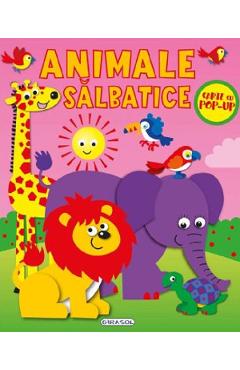 Carte cu pop-up. Animale salbatice - Jordi Busquets