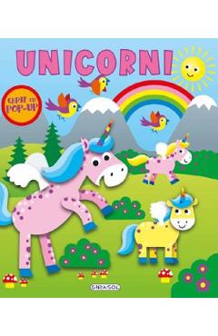Carte cu pop-up. Unicorni - Jordi Busquets