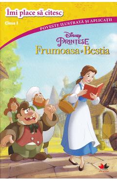Disney Printese. Frumoasa si Bestia. Imi place sa citesc - Clasa 1