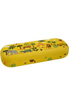 Etui ochelari galben. Les Petits Voyageurs