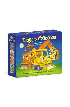 Diggers Collection 4-Book Boxed Set: Where Do Diggers Sleep at Night?; Where Do Diggers Say I Love You?; Where Do Diggers Take Vacation?; And Diggers - Brianna Caplan Sayres