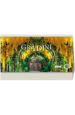 Calendar birou 2027: Gradini