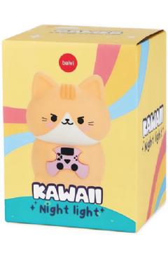 Lampa de veghe: Kawaii gamer. Portocaliu