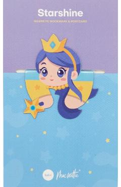 Semn de carte magnetic + carte postala. Starshine