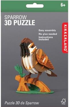 Puzzle 3D: Vrabie