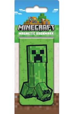 Semn de carte magnetic. Minecraft. Creeper