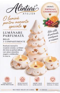 Lumanare parfumata. Brad ceramic