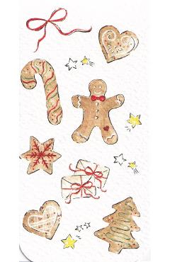 Semn de carte cu magnet: Turta dulce