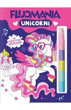 Fluomania: Unicorni. Carte de colorat - Medana Croitoru