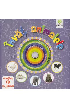 Invat animalele (Contine CD cu jocuri)