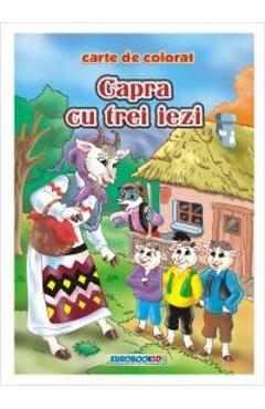 Capra cu trei iezi - Carte de colorat ed. 2012 (2.5) - EUROBOOKIDS