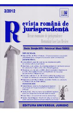 Revista romana de jurisprudenta 3/2012 3/2012