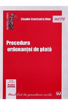 Procedura ordonantei de plata - Claudiu Constantin Dinu