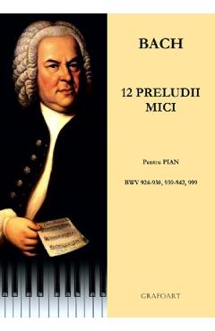 12 preludii mici pentru pian - bach