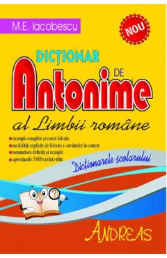 Dictionar de antonime al limbii romane - M.E. Iocobescu