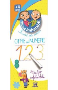 Micul imbatabil - Invat sa scriu cifre si numere - 4+ - DIDACTICA PUBLISHING HOUSE