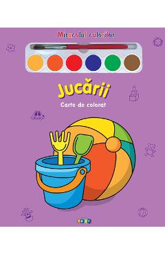 Jucarii – Miracolul Culorilor – Carte de colorat carte
