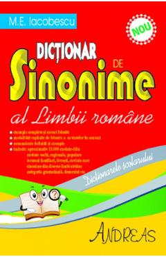 Dictionar de sinonime al limbii romane - M.E. Iacobescu