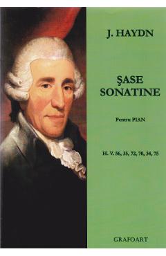 Sase sonatine pentru pian – J. Haydn desen