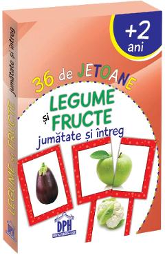 36 de jetoane - legume si fructe (2 ani+)