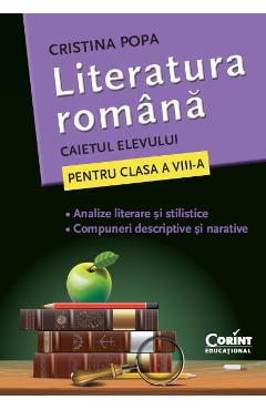 Limba romana - Clasa 8 - Caietul elevului - Cristina Popa
