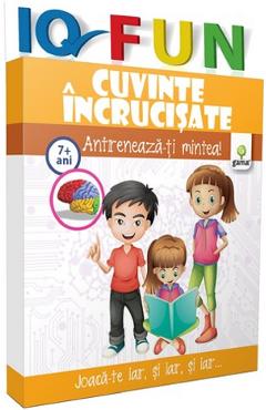 IQ Fun - Cuvinte incrucisate - Antreneaza-ti mintea! 7 ani+