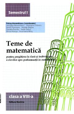 Teme de Matematica - Clasa 8 Partea 1 - Petrus Alexandrescu