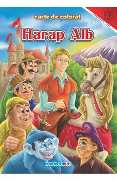 Harap Alb - Carte de Colorat A4